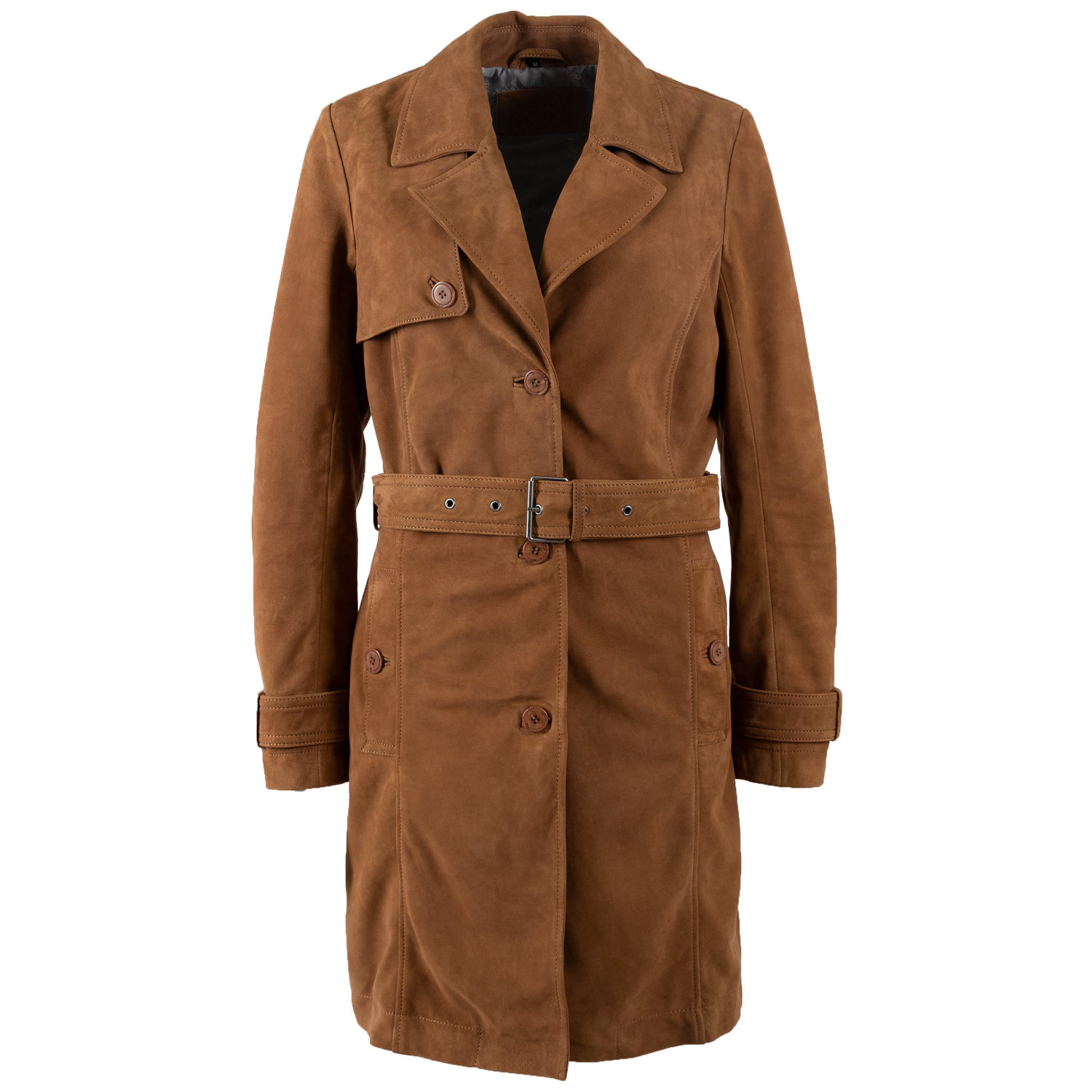 Geaca Lunga de Piele Dama Mauritius Coniac MWLilithy – Geci de Piele