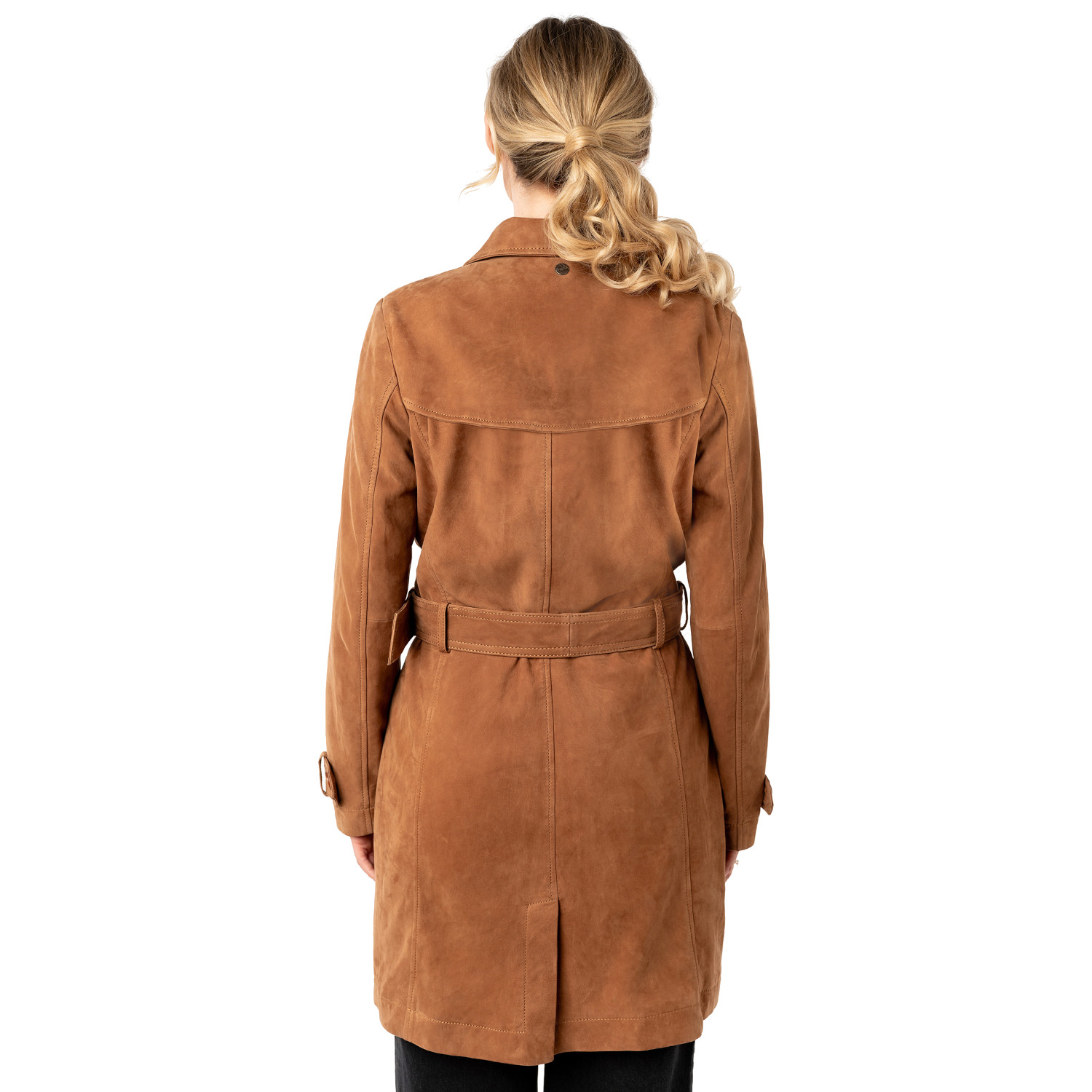 Geaca Lunga de Piele Dama Mauritius Coniac MWLilithy – Geci de Piele