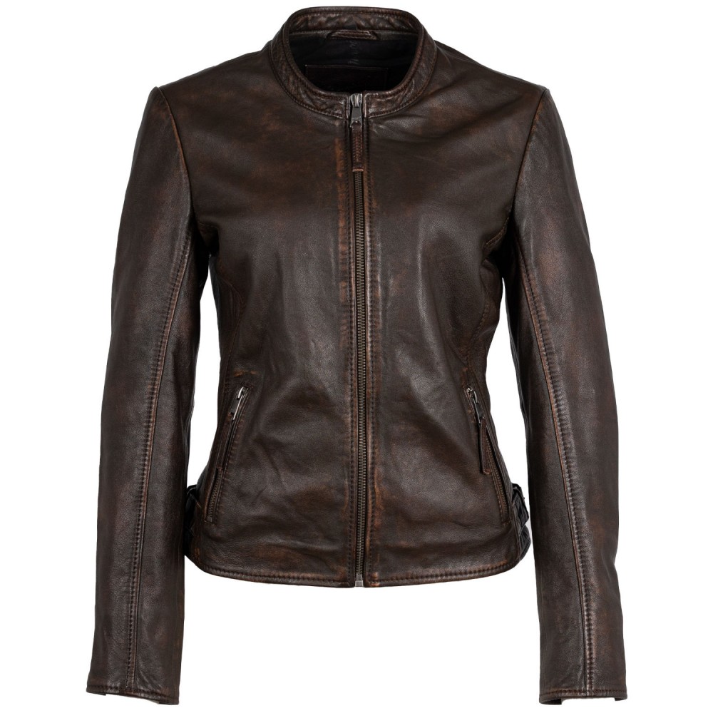 Geaca de Piele Dama Mauritius Maro Vintage MWLiluh - readytowear.ro
