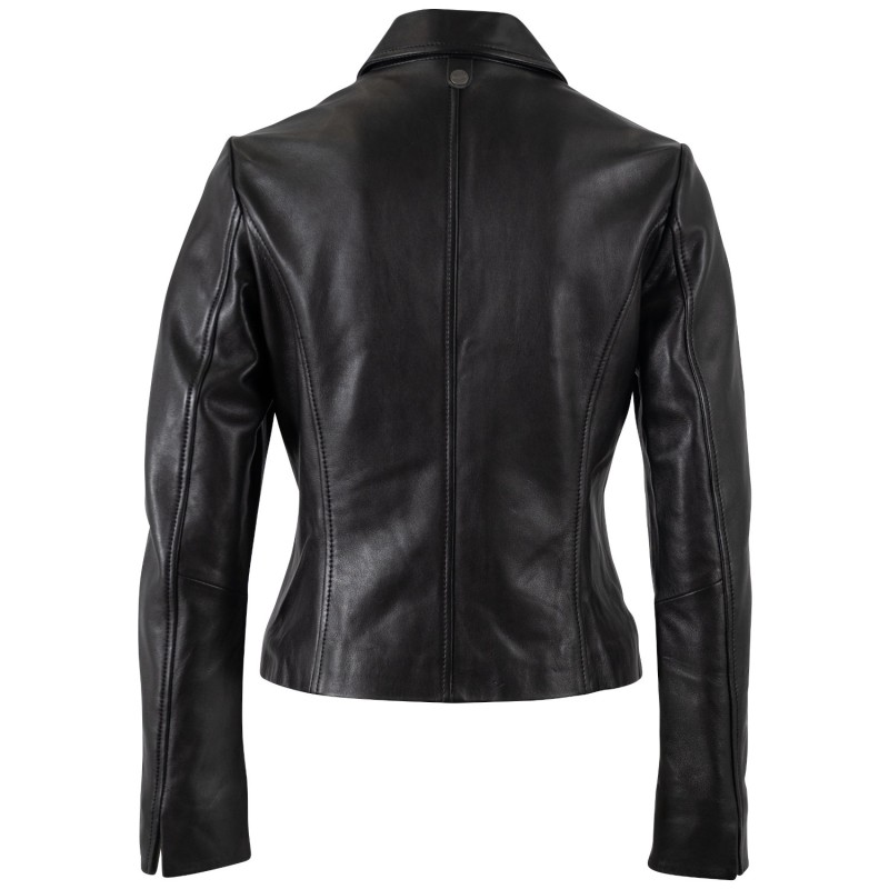 Geaca de Piele Dama Mauritius Neagra MWLoana – Geci de Piele