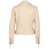 geaca piele naturala dama mauritius mwlouzia alb murdar off-white