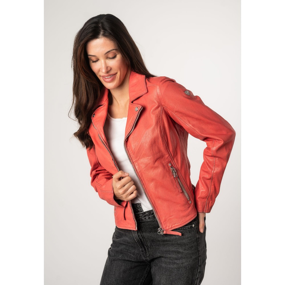 Geaca de Piele Dama Mauritius Corai MWLouzia - readytowear