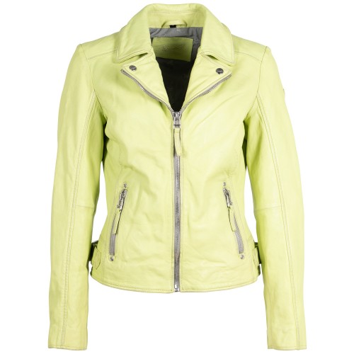 Geaca de Piele Dama Mauritius Verde Lime MWLouzia