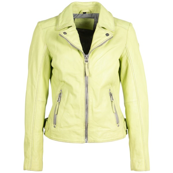 Geaca de Piele Dama Mauritius Verde Lime MWLouzia