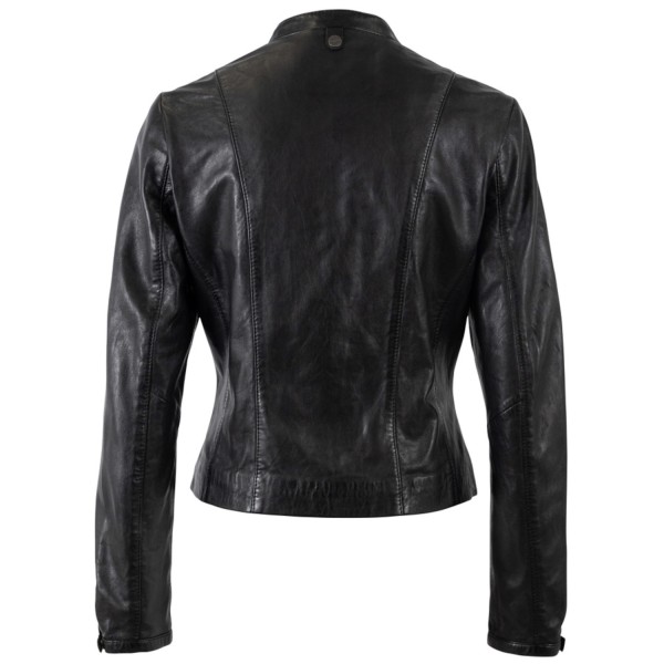 Geaca de Piele Dama Mauritius Neagra MWLuena