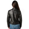 Geaca Piele Mauritius MWLusan - Design Clasic cu Guler Rever geaca piele naturala dama mauritius mwlusan neagra guler rever