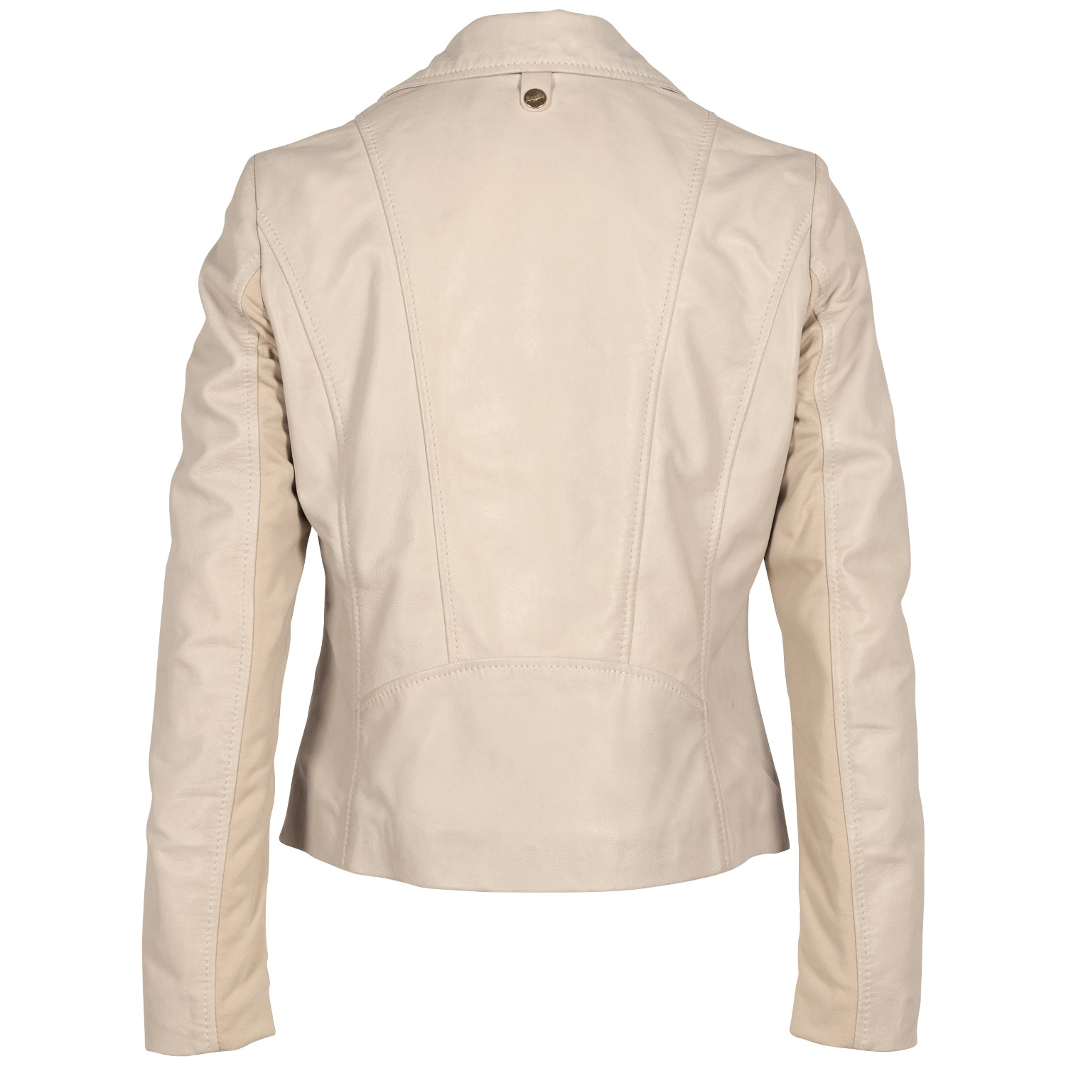 Geaca de Piele Dama Mauritius Alb Ivoriu MWLylli – Geci de Piele