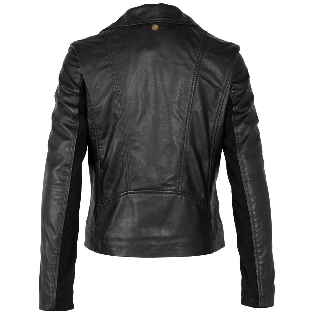 Geaca de Piele Dama Mauritius Neagra MWLylli - readytowear