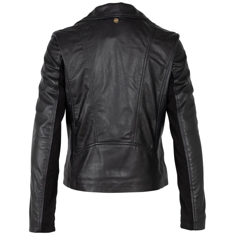 Geaca de Piele Dama Mauritius Neagra MWLylli – Geci de Piele