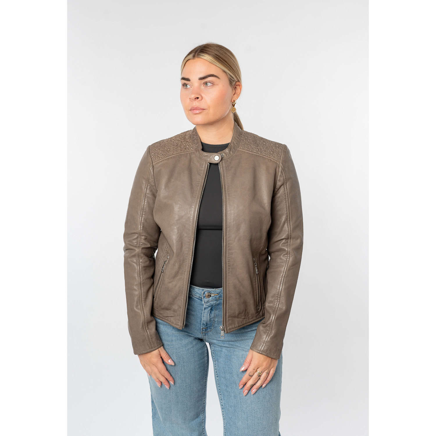 Geaca de Piele Dama Mauritius Maro MWMabou – Geci de Piele