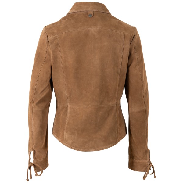 Camasa de Piele Dama Mauritius Camel Inchis MWMahali