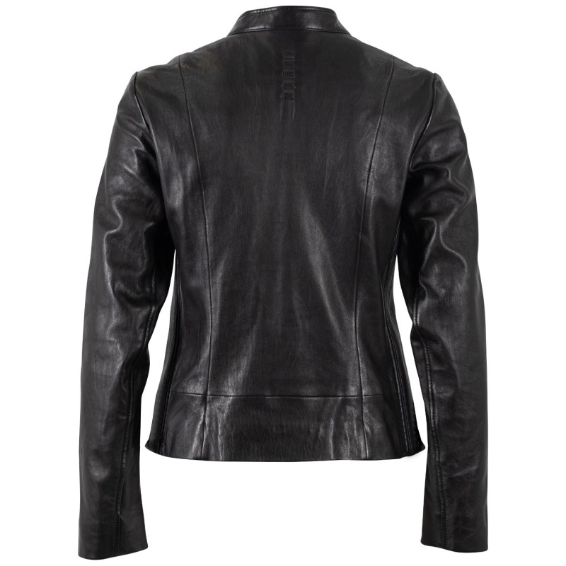 Geaca de Piele Dama Mauritius Neagra MWMair – Geci de Piele