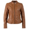 Geaca de Piele Dama Mauritius Coniac MWMaithe
