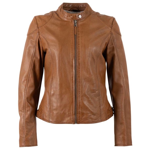 Geaca de Piele Dama Mauritius Coniac MWMaithe