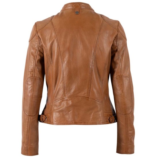 Geaca de Piele Dama Mauritius Coniac MWMaithe