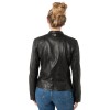 Geaca de Piele Dama Mauritius Neagra MWMakena