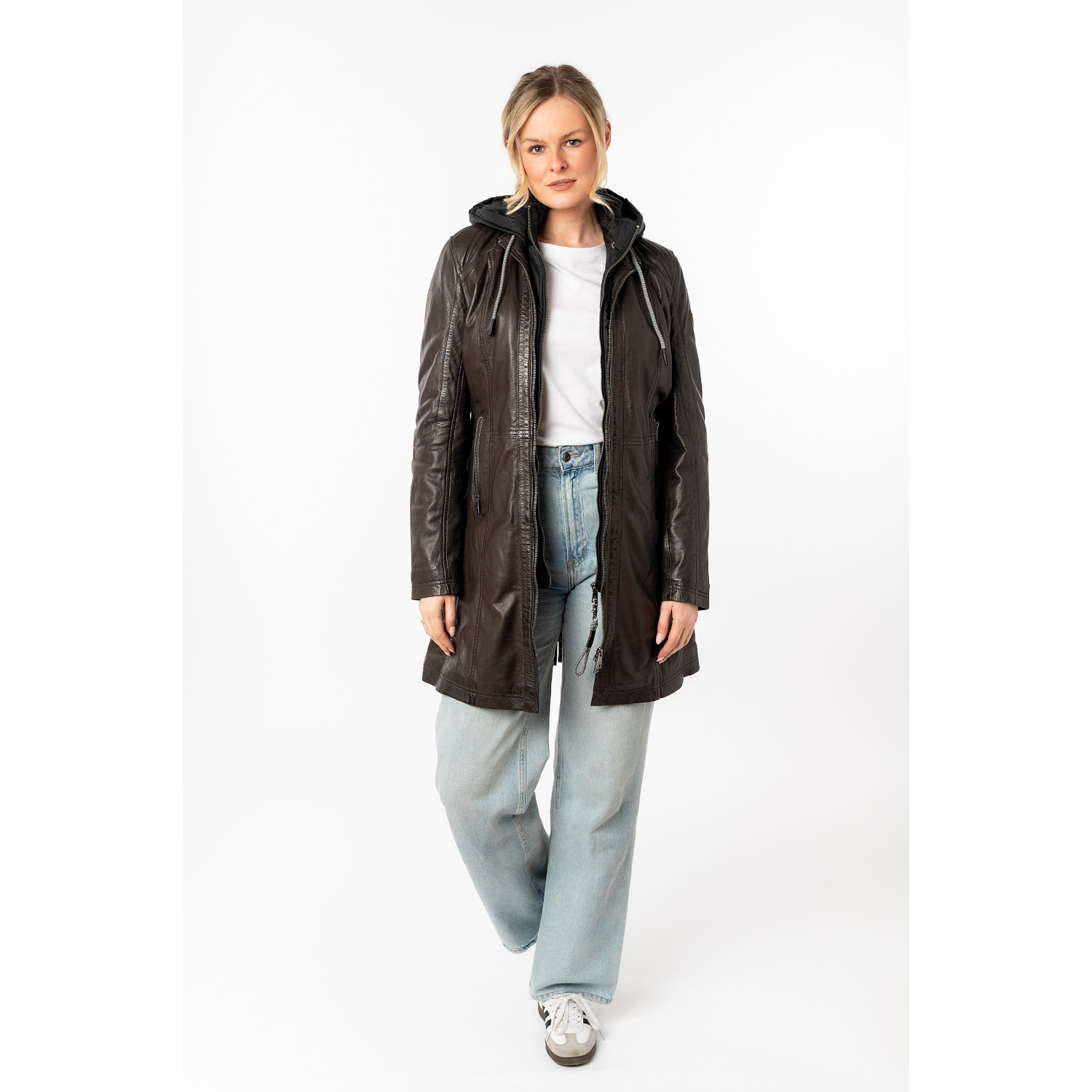 Geaca Lunga de Piele Dama Mauritius Maro Inchis MWMilene – Geci de Piele Geaca Lunga de Piele Dama Mauritius Maro Inchis MWMilene – Geci de Piele