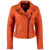 Geaca de Piele Dama Mauritius Portocalie MWMishell – Geci de Piele