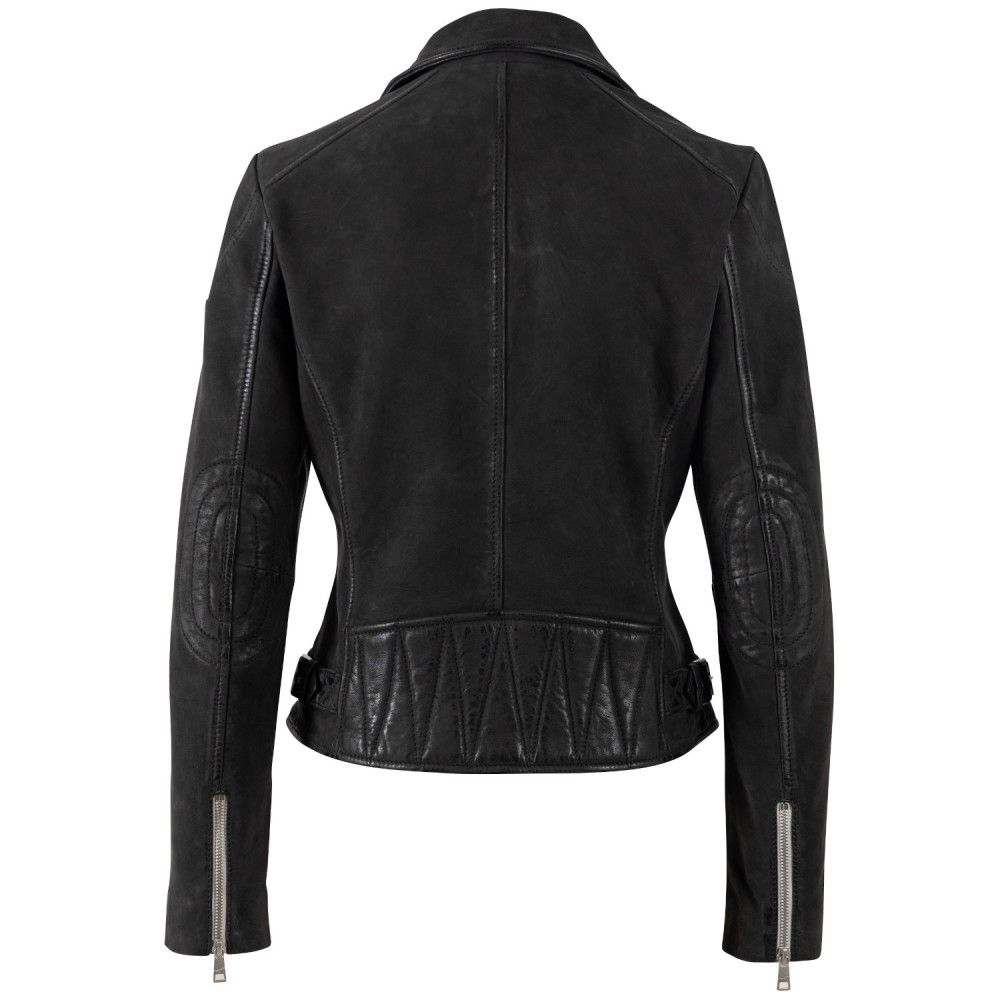 Geaca de Piele Dama Mauritius Neagra MWNalani - readytowear