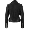 Geaca de Piele Dama Mauritius Neagra MWNalani