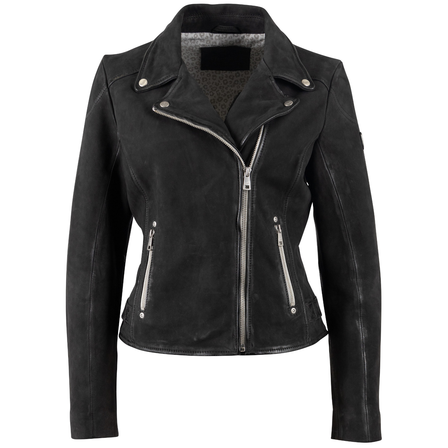 Geaca de Piele Dama Mauritius Neagra MWNalani – Geci de Piele