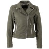 Geaca de Piele Dama Mauritius Olive MWNalani