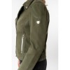 geaca piele naturala dama mauritius olive mwnalani biker vintage fara buzunar piept