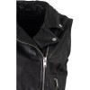 Vestă de Piele Damă Mauritius MWNalia Neagră Slim Fit Stil Biker