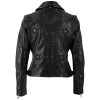 Geaca de Piele Dama Mauritius Neagra MWNoelle