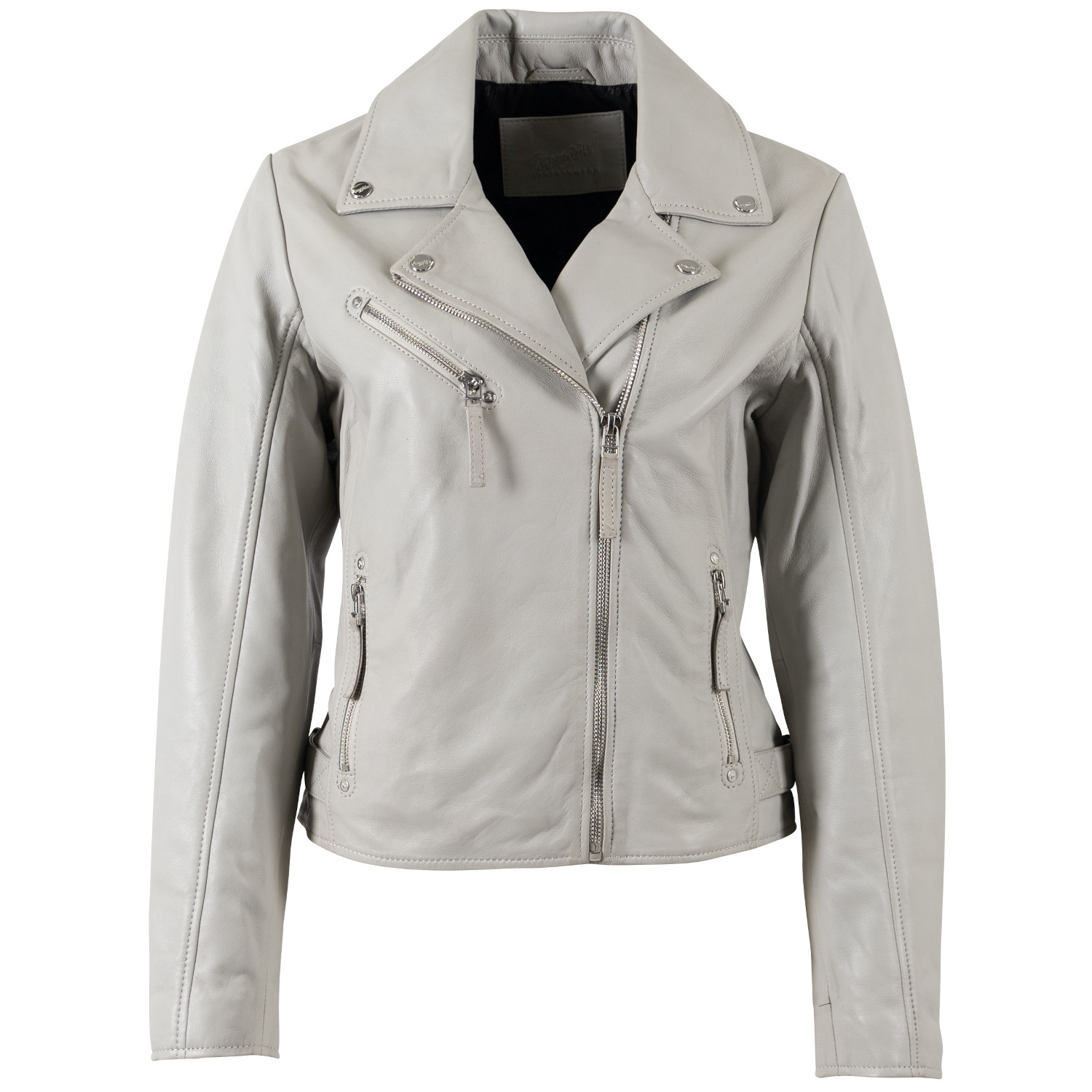 Geaca de Piele Dama Mauritius Gri Argintiu MWPasja – Geci de Piele Geaca de Piele Dama Mauritius Gri Argintiu MWPasja – Geci de Piele