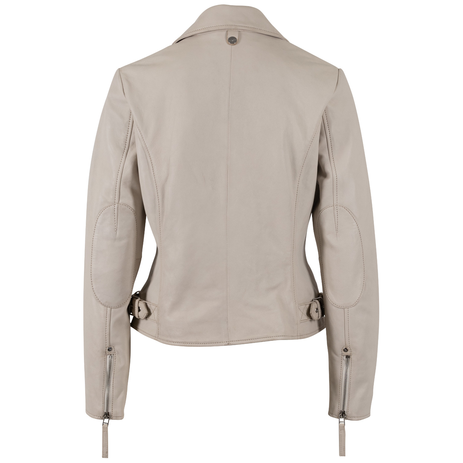 Geaca de Piele Dama Mauritius Alb Ivoriu MWPasja – Geci de Piele