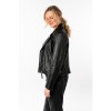 Geaca de Piele Dama Mauritius Neagra MWPasja