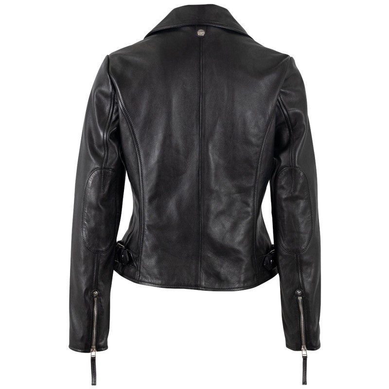 Geaca de Piele Dama Mauritius Neagra MWPasja – Geci de Piele