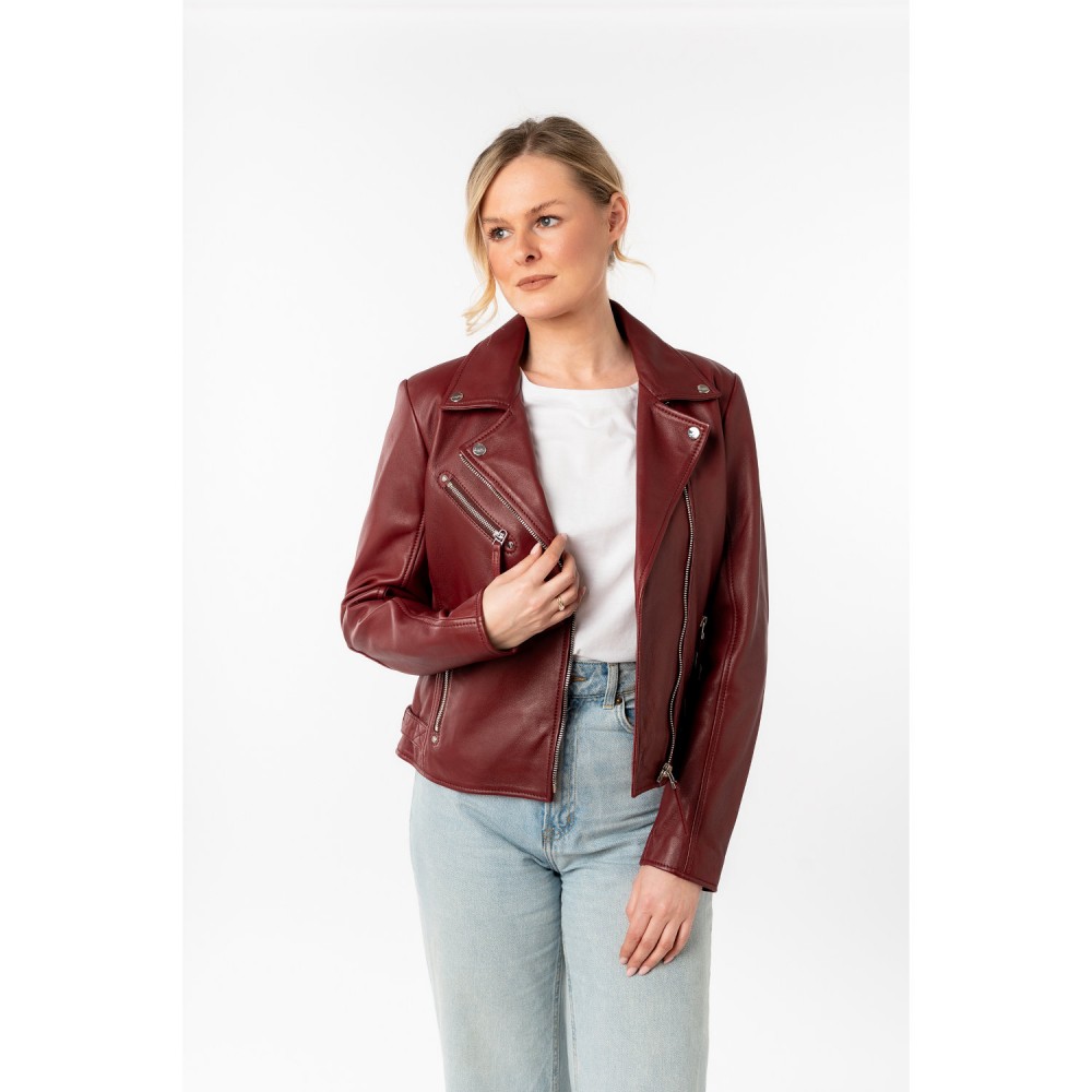 Geaca de Piele Dama Mauritius Visinie MWPasja - readytowear