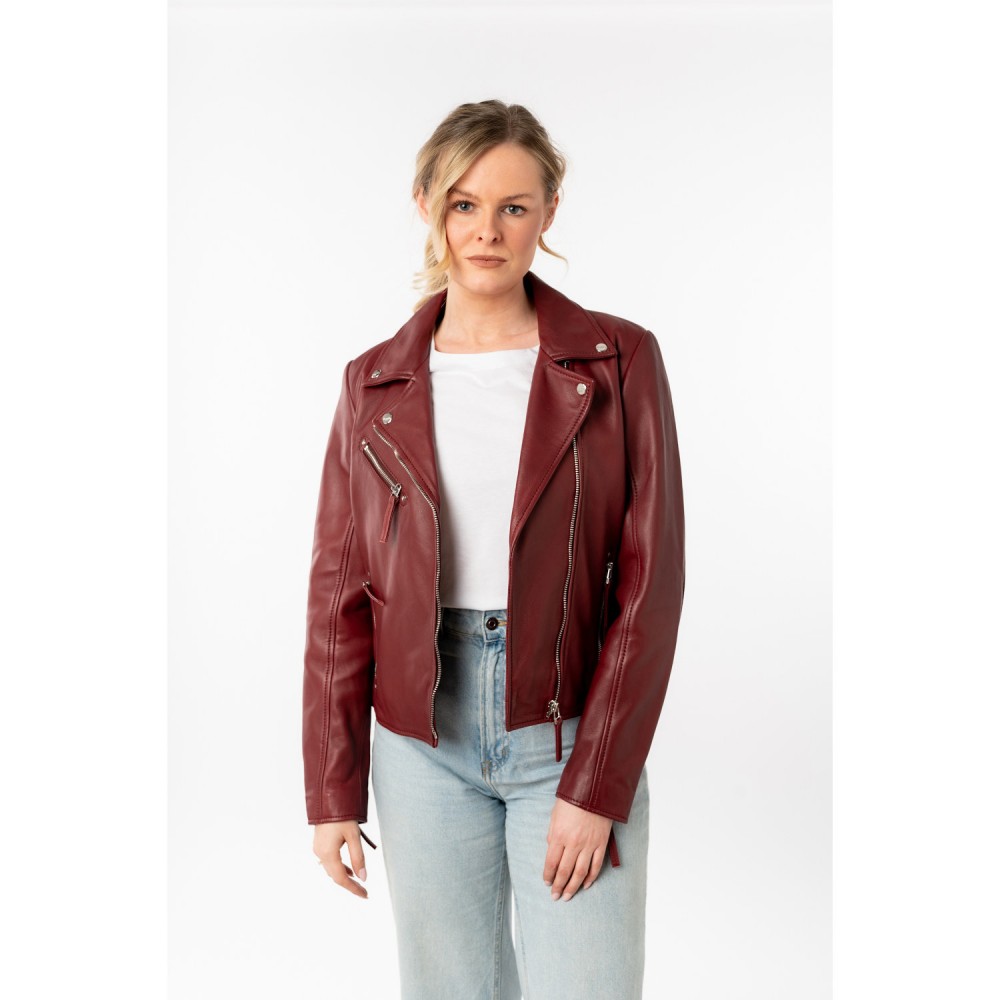 Geaca de Piele Dama Mauritius Visinie MWPasja - readytowear