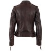 Geaca de Piele Dama Mauritius Visiniu Vintage MWPhoebe