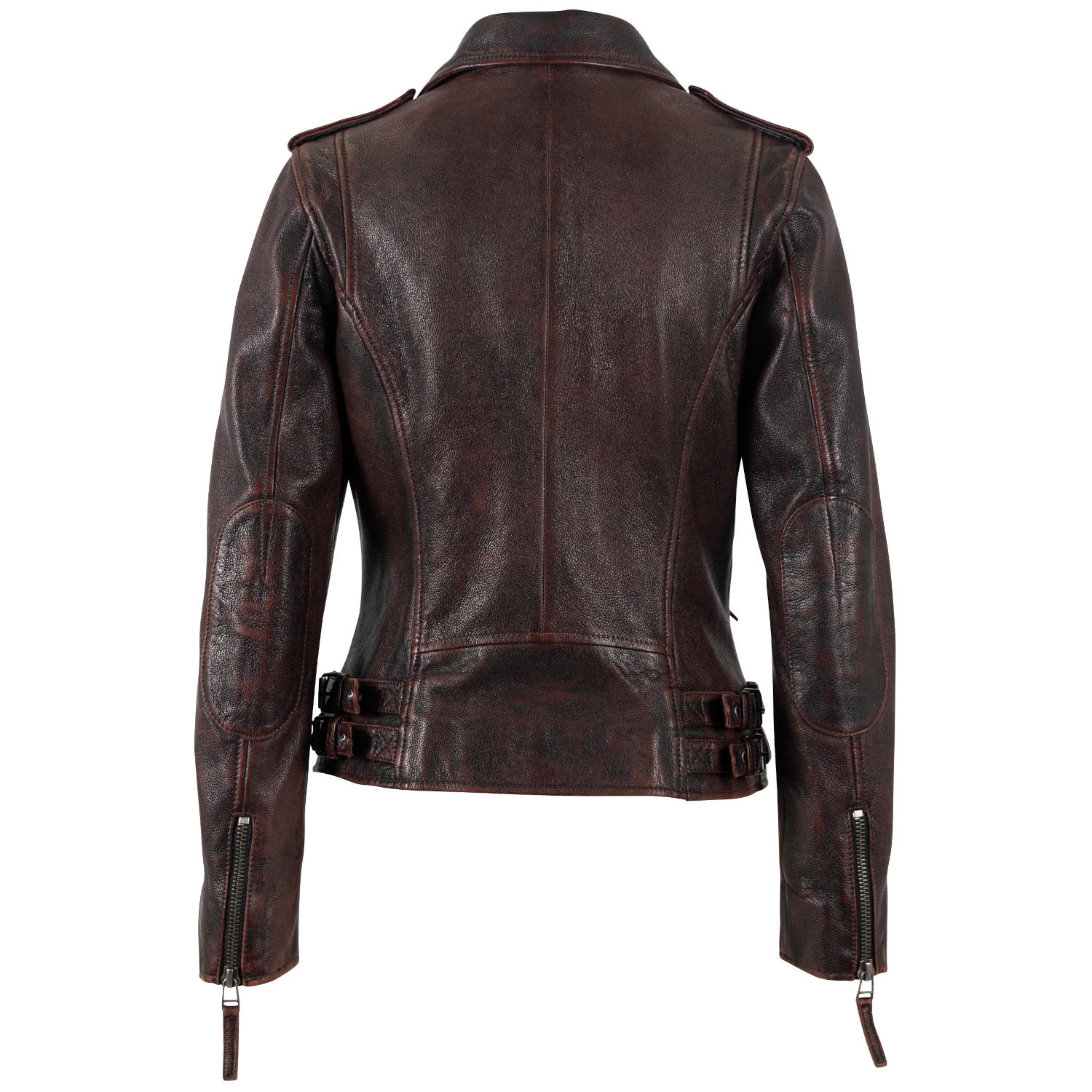 Geaca de Piele Dama Mauritius Visiniu Vintage MWPhoebe – Geci de Piele