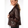 Geaca de Piele Dama Mauritius Visiniu Vintage MWPhoebe – Geci de Piele