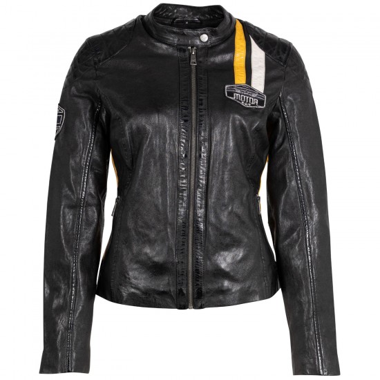 Geaca de Piele Dama Mauritius Neagra MWPhoenixia