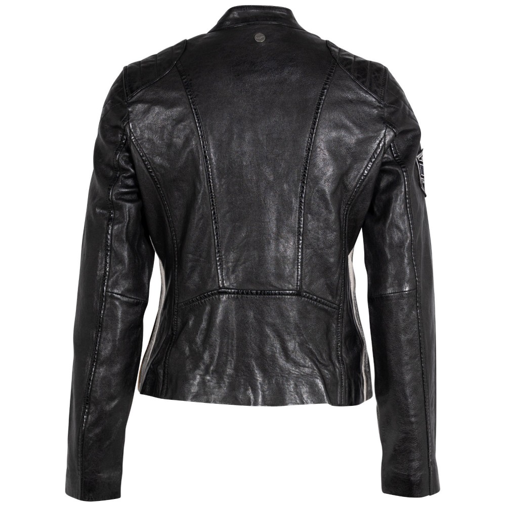 Geaca de Piele Dama Mauritius Neagra MWPhoenixia