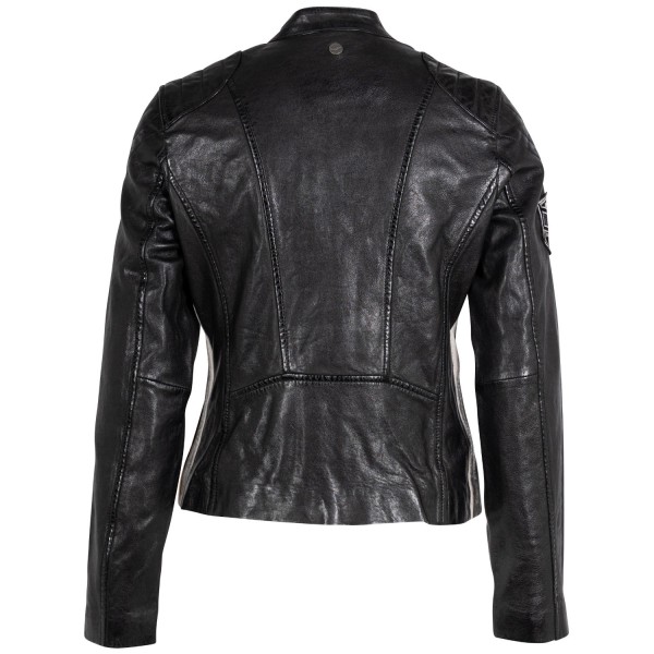 Geaca de Piele Dama Mauritius Neagra MWPhoenixia