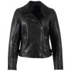 Geaca de Piele Dama Mauritius Neagra MWPosie