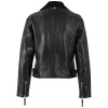 Geaca de Piele Dama Mauritius Neagra MWPosie