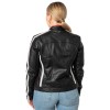 Mauritius MWRena - geacă de piele damă neagră slim fit - stil biker racing Geacă de piele damă Mauritius MWRena neagră slim fit stil biker racing