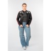 Mauritius MWRena - geacă de piele damă neagră slim fit - stil biker racing Geacă de piele damă Mauritius MWRena neagră slim fit stil biker racing