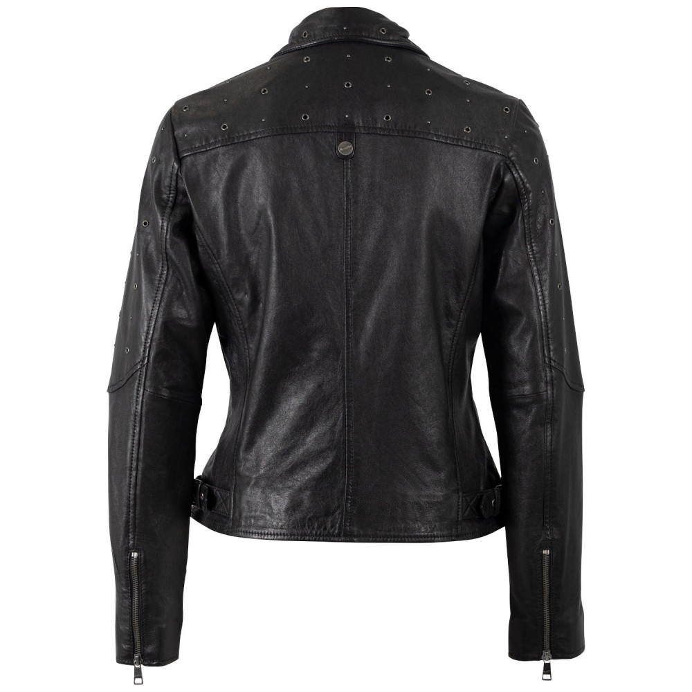 Geaca de Piele Dama Mauritius Neagra MWSharli - readytowear