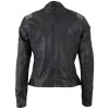 Geaca de Piele Dama Mauritius Neagra MWSpeeda
