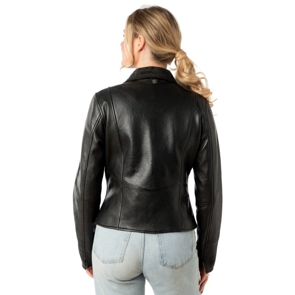 Geaca de Piele Dama Mauritius Neagra MWTabitha Geaca de Piele Dama Mauritius Neagra MWTabitha