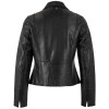Geaca Piele Mauritius MWTabitha - Model Negru Clasic geaca piele dama mauritius neagra mwtabitha design minimalist inchidere centrala