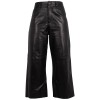 Pantaloni de Piele Dama Mauritius Negri MWTahani